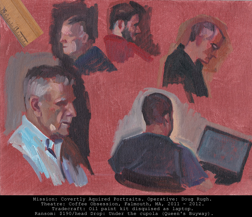 Portrait in Oil by Doug Rugh.