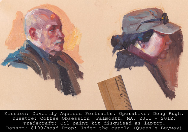 Portrait in Oil by Doug Rugh.