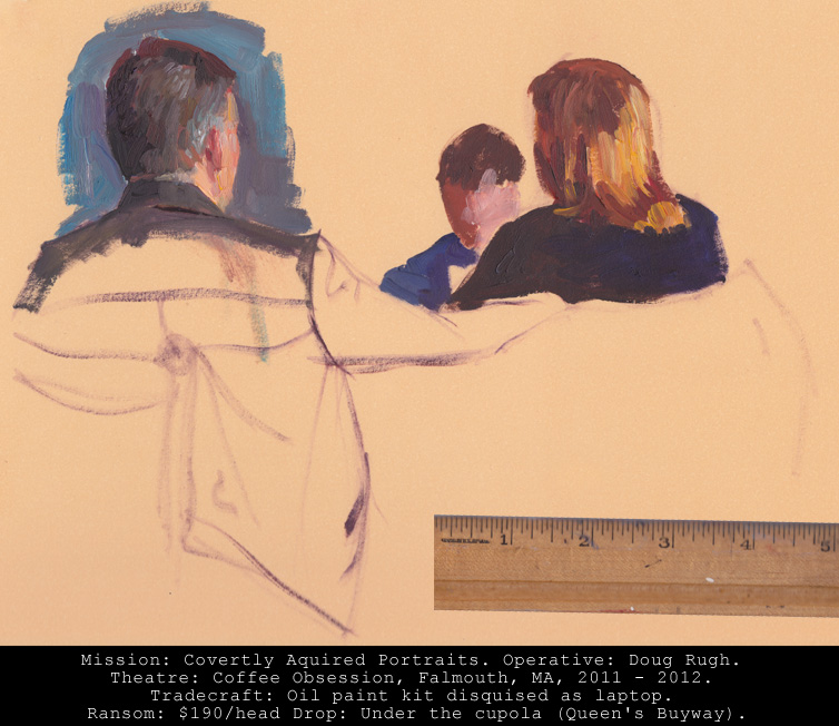 Portrait in Oil by Doug Rugh.