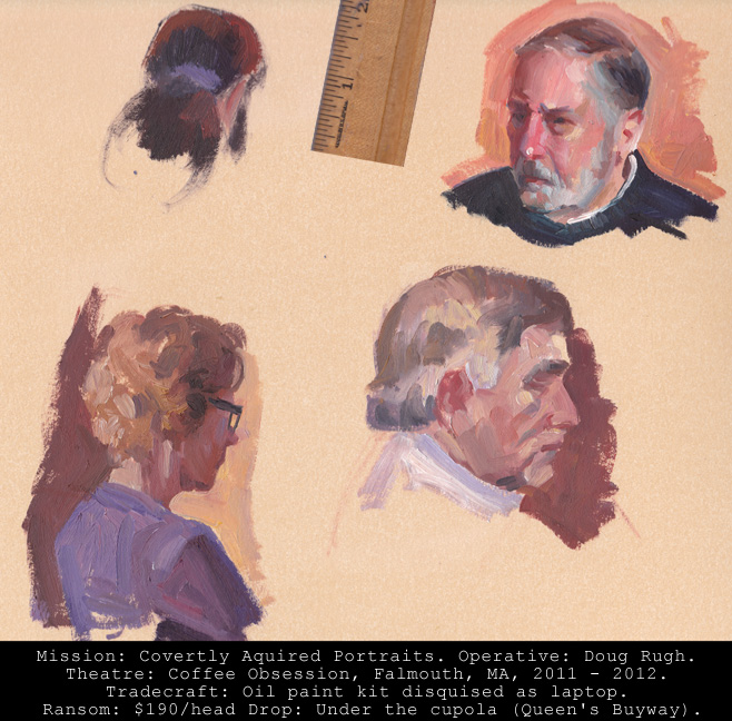 Portrait in Oil by Doug Rugh.