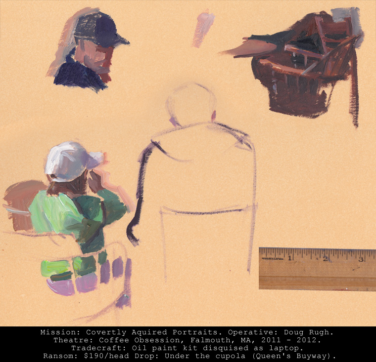 Portrait in Oil by Doug Rugh.