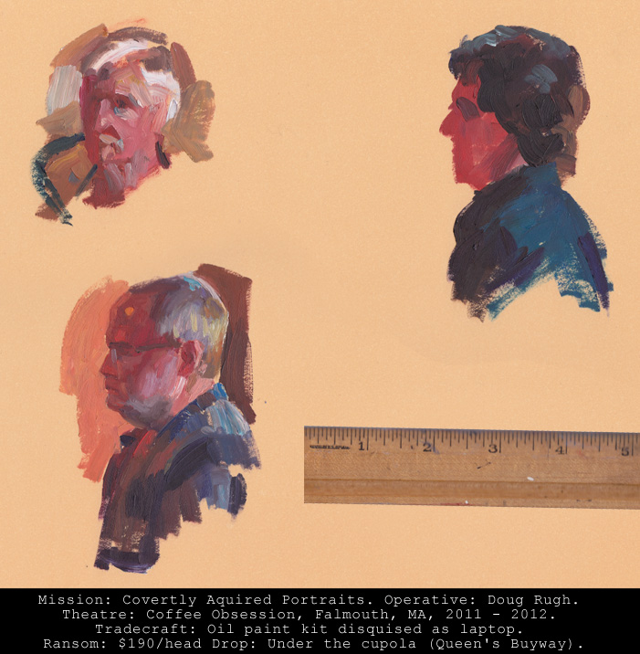 Portrait in Oil by Doug Rugh.