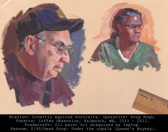 Portrait in Oil by Doug Rugh.