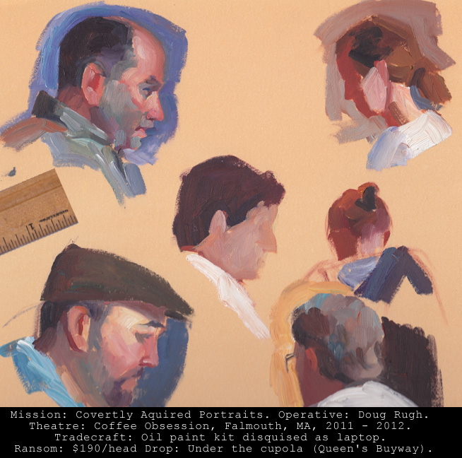 Portrait in Oil by Doug Rugh.