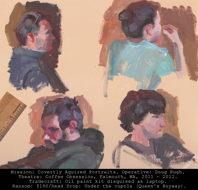 Portrait in Oil by Doug Rugh.