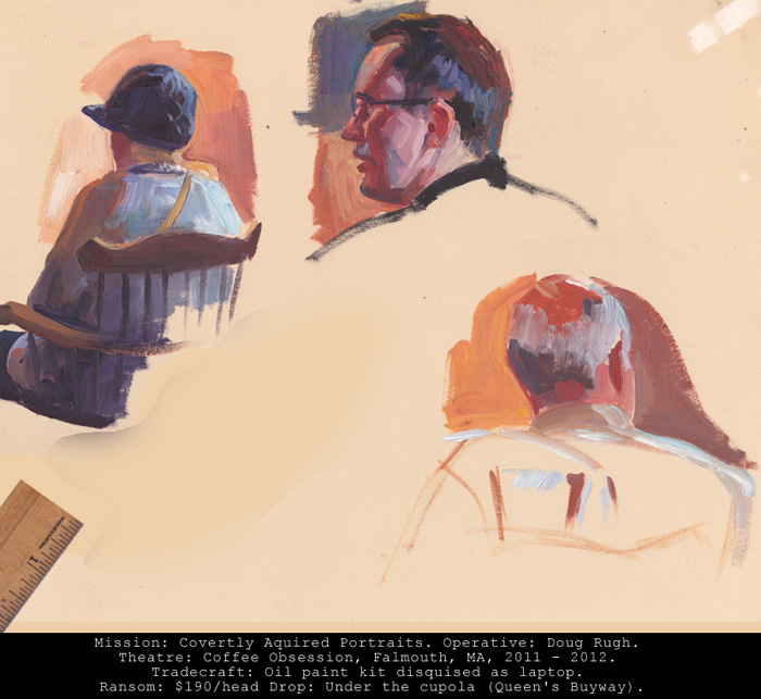 Portrait in Oil by Doug Rugh.