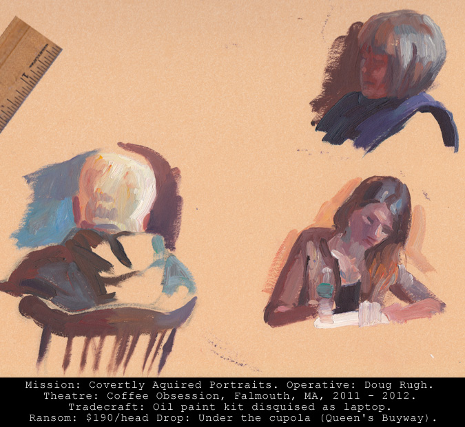 Portrait in Oil by Doug Rugh.