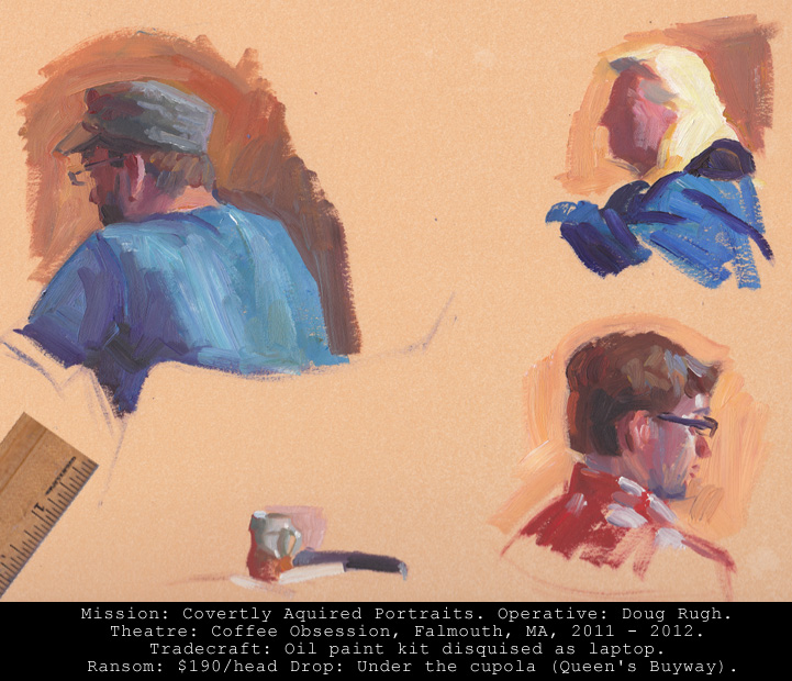 Portrait in Oil by Doug Rugh.