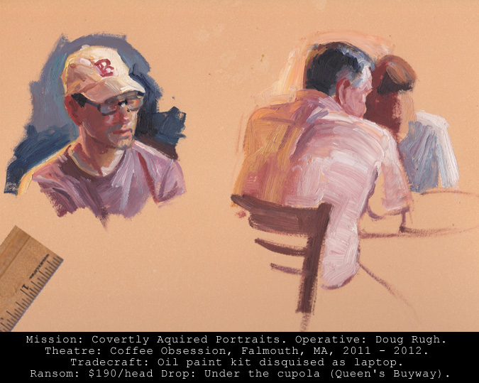 Portrait in Oil by Doug Rugh.