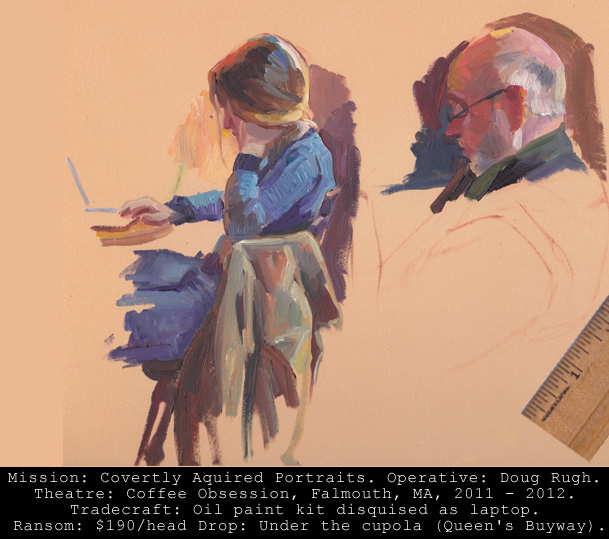 Portrait in Oil by Doug Rugh.