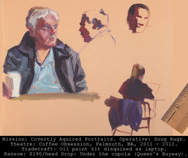 Portrait in Oil by Doug Rugh.