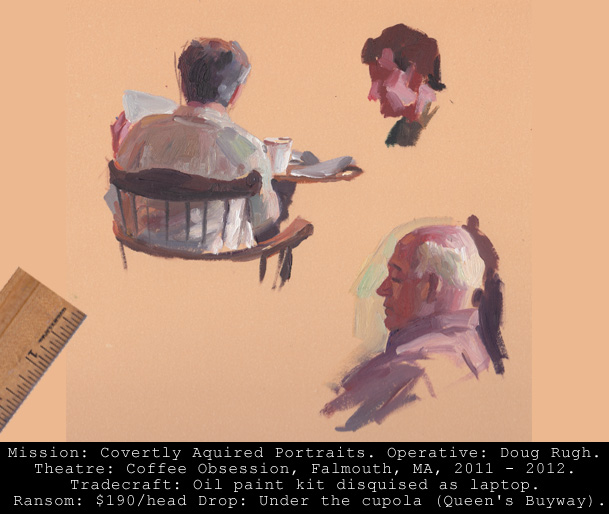 Portrait in Oil by Doug Rugh.