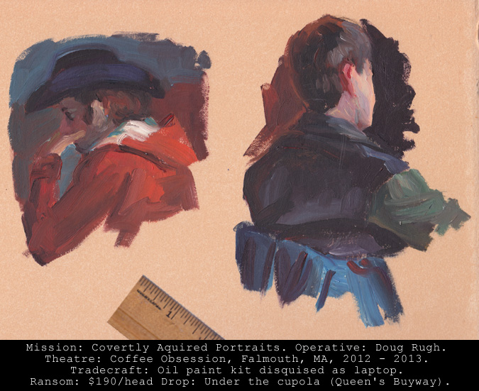 Portrait in Oil by Doug Rugh.