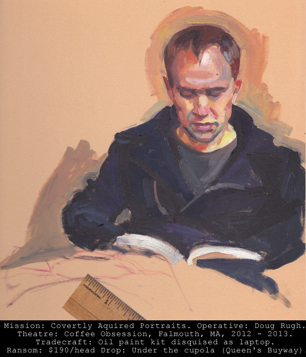 Portrait in Oil by Doug Rugh.