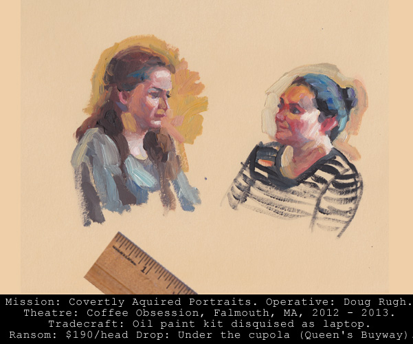 Portrait in Oil by Doug Rugh.