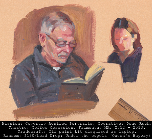 Portrait in Oil by Doug Rugh.