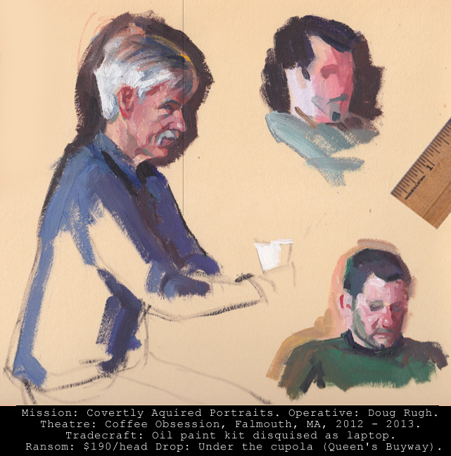 Portrait in Oil by Doug Rugh.