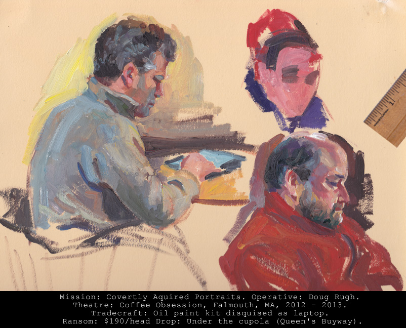 Portrait in Oil by Doug Rugh.