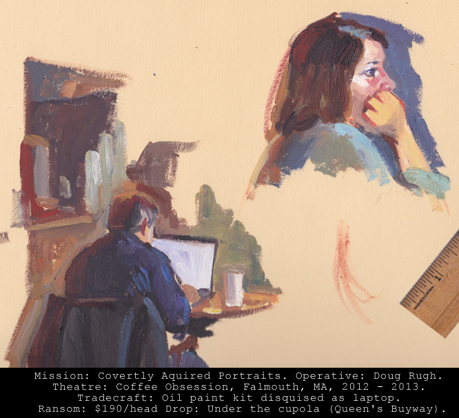 Portrait in Oil by Doug Rugh.