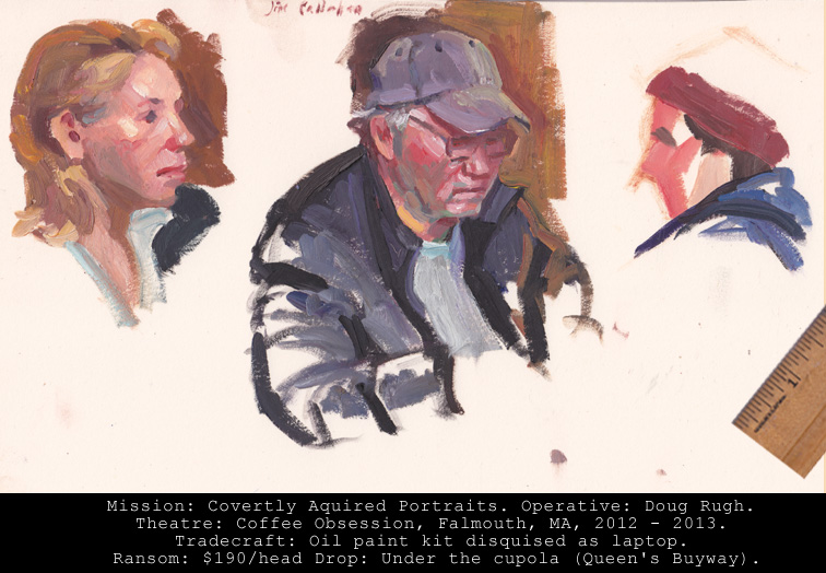 Portrait in Oil by Doug Rugh.