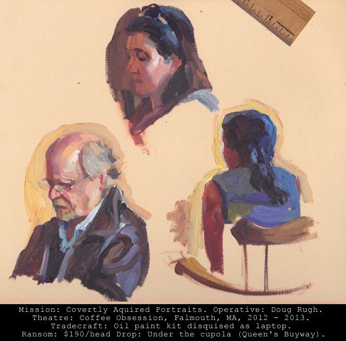 Portrait in Oil by Doug Rugh.