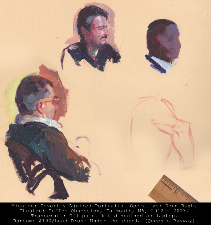 Portrait in Oil by Doug Rugh.