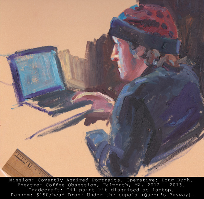 Portrait in Oil by Doug Rugh.