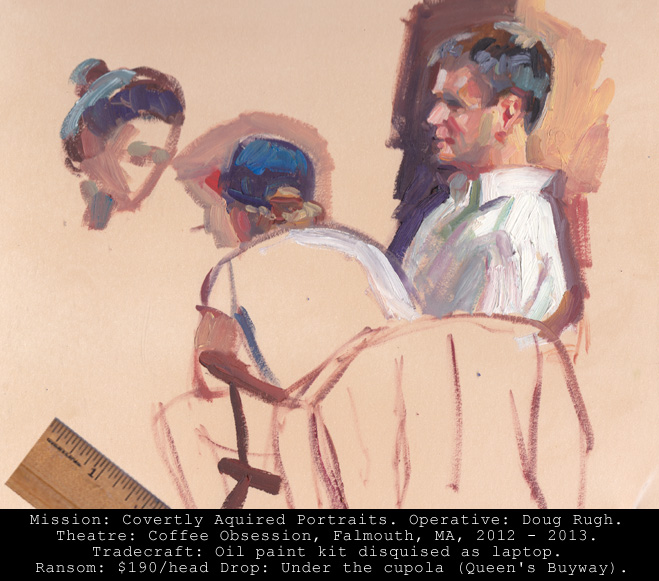 Portrait in Oil by Doug Rugh.