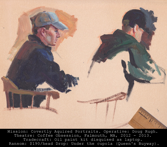 Portrait in Oil by Doug Rugh.