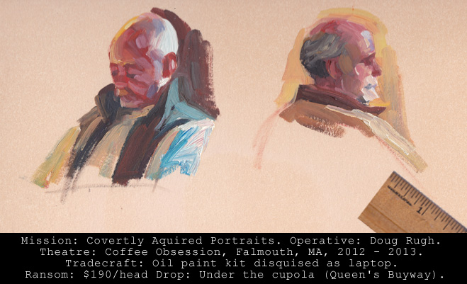 Portrait in Oil by Doug Rugh.