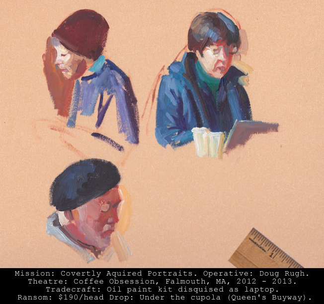 Portrait in Oil by Doug Rugh.