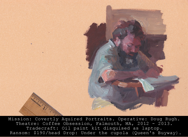 Portrait in Oil by Doug Rugh.