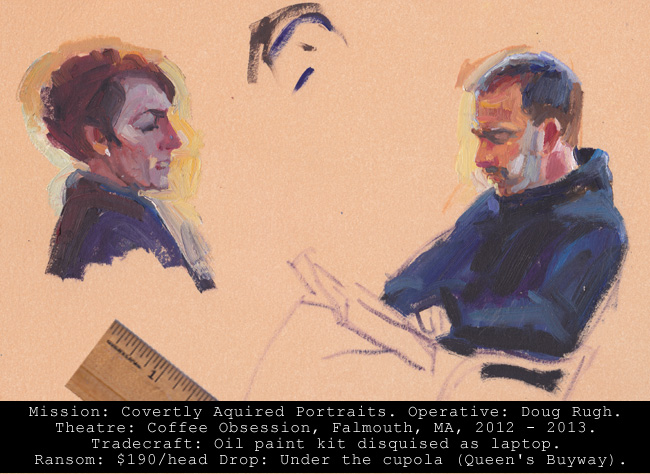 Portrait in Oil by Doug Rugh.