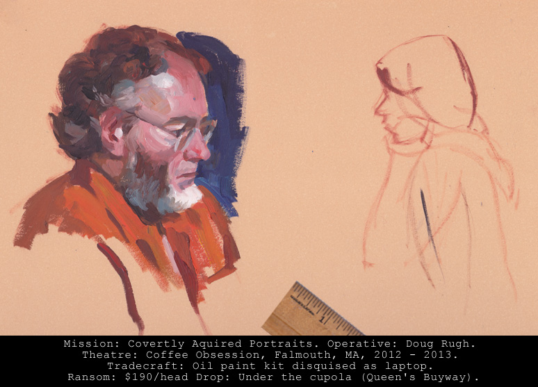 Portrait in Oil by Doug Rugh.