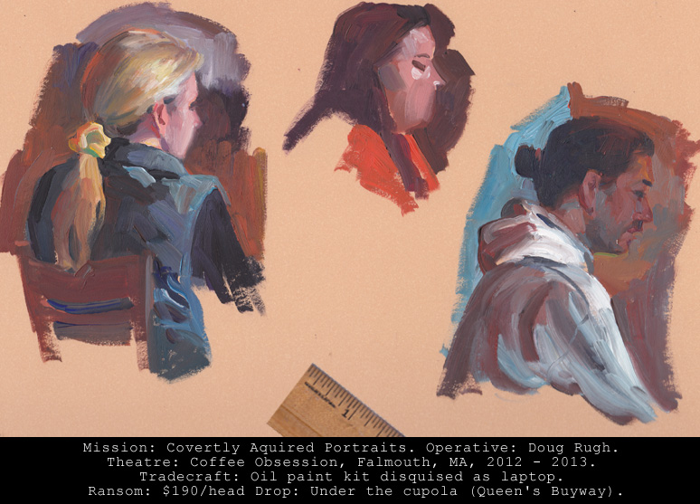 Portrait in Oil by Doug Rugh.