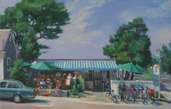 Woods Hole Oil Painting by Doug Rugh