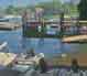 Woods Hole Oil Painting by Doug Rugh