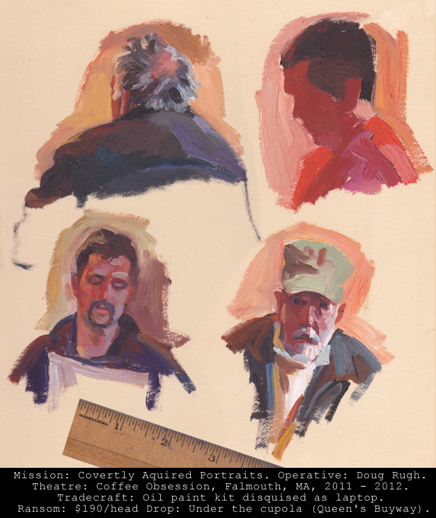 Portrait in Oil by Doug Rugh.