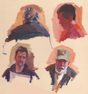 Portrait in Oil by Doug Rugh.