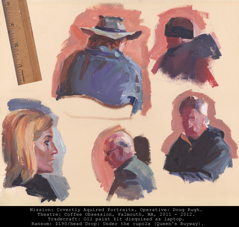 Portrait in Oil by Doug Rugh.