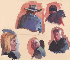 Portrait in Oil by Doug Rugh.