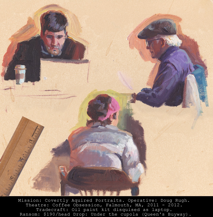 Portrait in Oil by Doug Rugh.