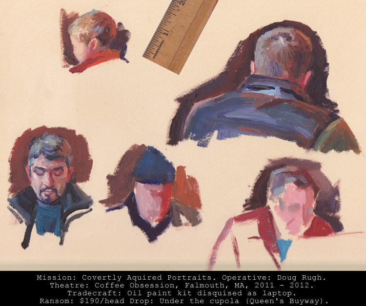 Portrait in Oil by Doug Rugh.