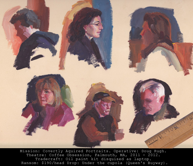 Portrait in Oil by Doug Rugh.