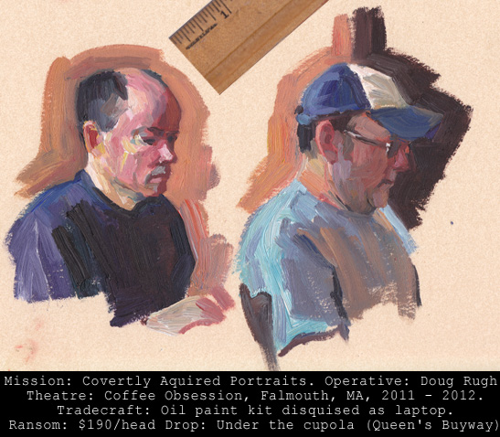 Portrait in Oil by Doug Rugh.