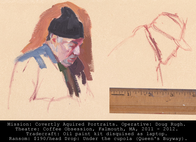 Portrait in Oil by Doug Rugh.