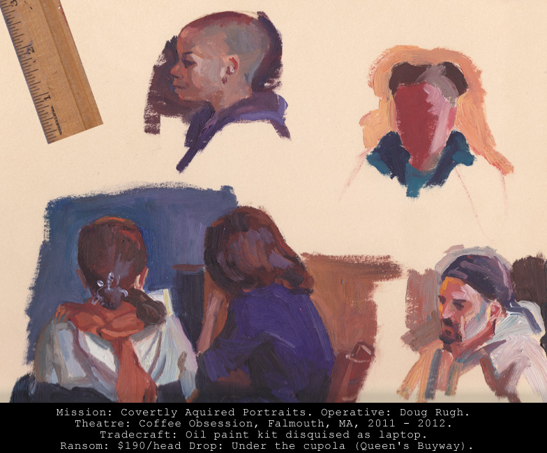 Portrait in Oil by Doug Rugh.