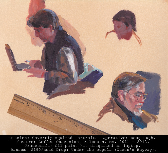 Portrait in Oil by Doug Rugh.