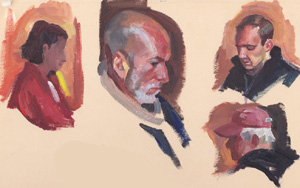 Portrait in Oil by Doug Rugh.