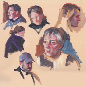 Portrait in Oil by Doug Rugh.